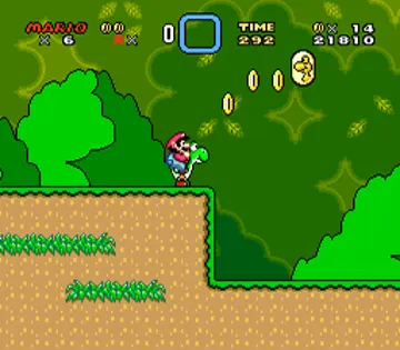 Super Mario World (USA) screen shot game playing